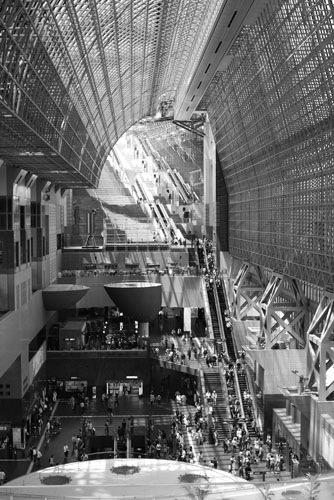 Cavernous Kyoto Station