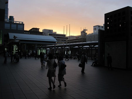 Kyoto Station at night