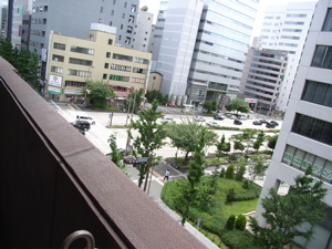 The view from the balcony