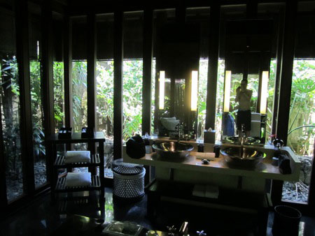 The bathroom