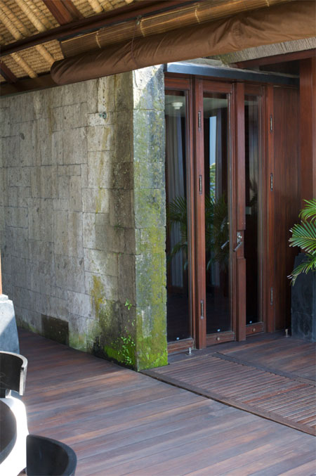 The door to the interior space