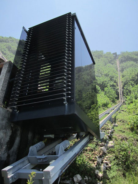 Incline rail