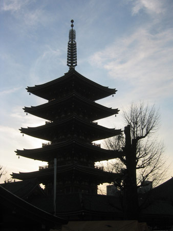 5 Storied Pagoda, Asakusa Shrine, Asakusa, Tokyo, 2004