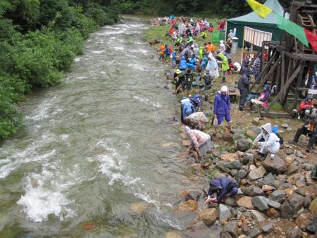 Swollen river
