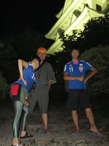 In front of Gujo Castle