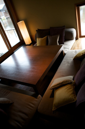 The relaxing living room