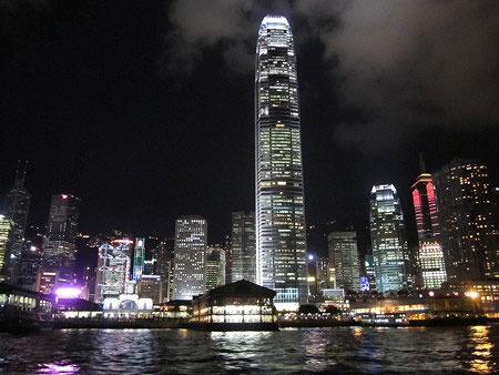 Hong Kong Island from Victoria Harbor