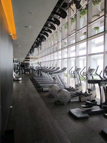 Fitness Center with a view