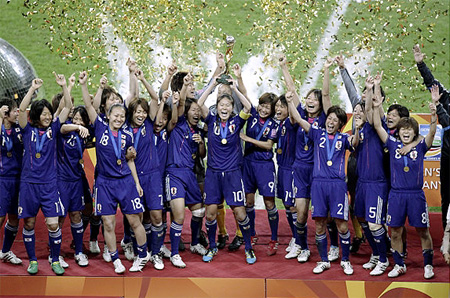 Japan wins 2011 Women's Soccer World Cup!