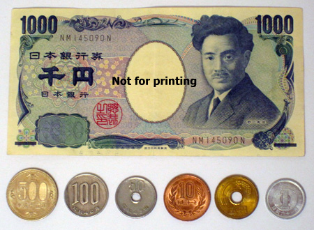 Some Japanese currency