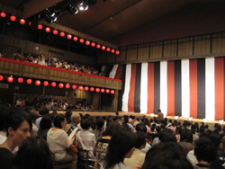 The Kabuki theater - I pretended that I couldn't read the no photography sign.