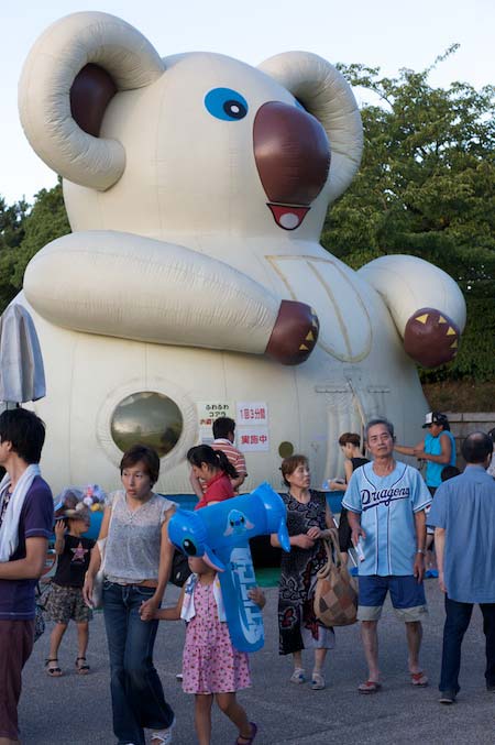 A big, bouncy koala
