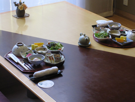 Dining room in the morning