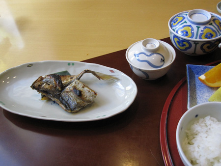 Fried fish for breakfast