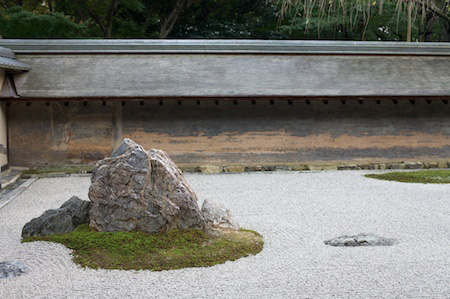 The Zen garden at Ryoanji