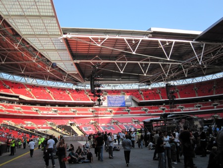 Inside Wembley