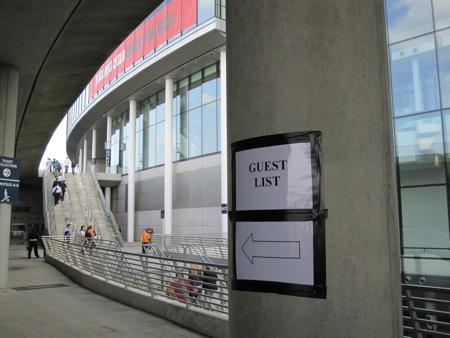 This way to the guest list