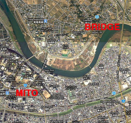 Naka River in Ibaraki / Hitachinaka and Mito