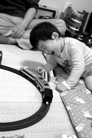 Haruto and his trains