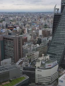 Looking South and East from the hotel towards Mode Hall