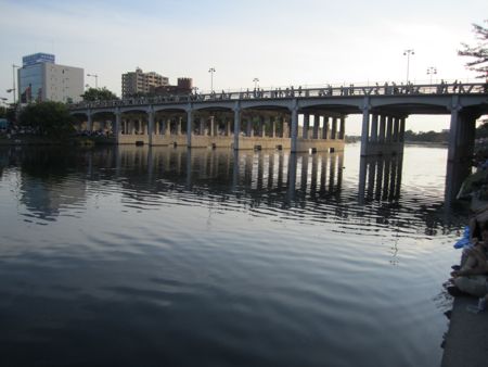 Peaceful river setting