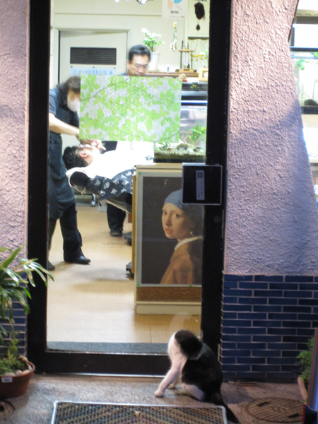 Osu Kannon barber shop