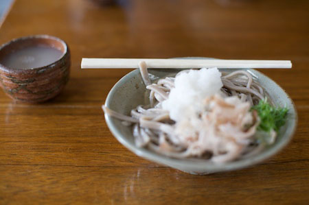 Too arty of a shot of soba