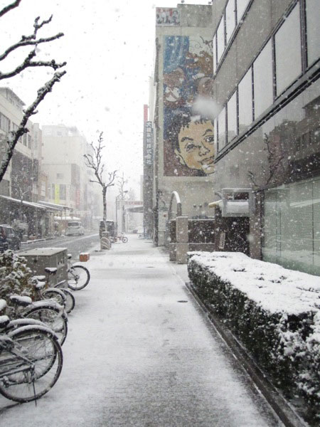 2011 snow in Nagoya