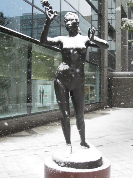 2011 snow in Nagoya