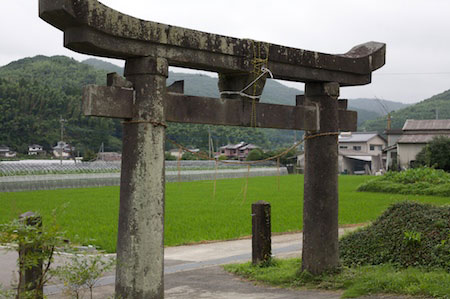 The big gate in front