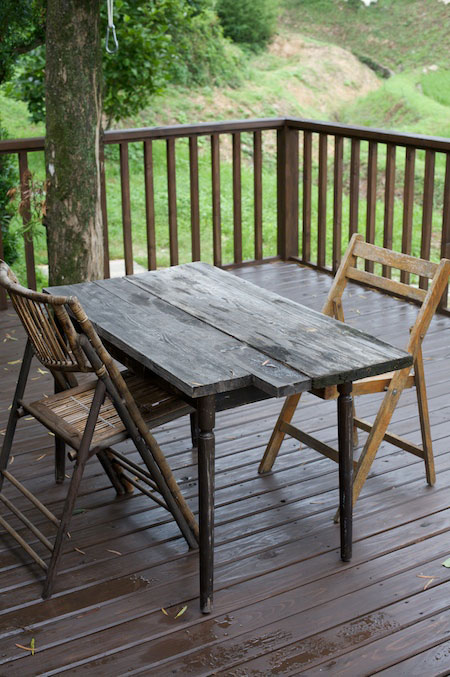 Table and chairs