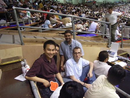 Adryan, Shuji, Steve, me
