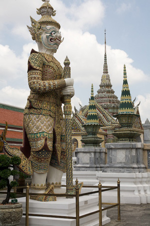 Mythical creatures at the Grand Palace