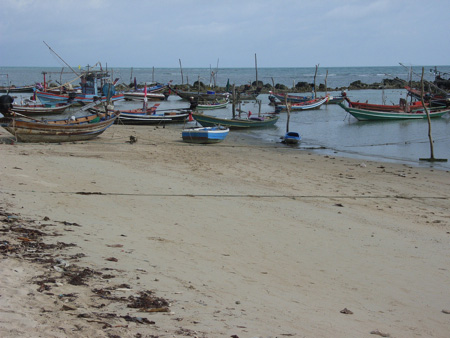 Fishing boats in Lamai