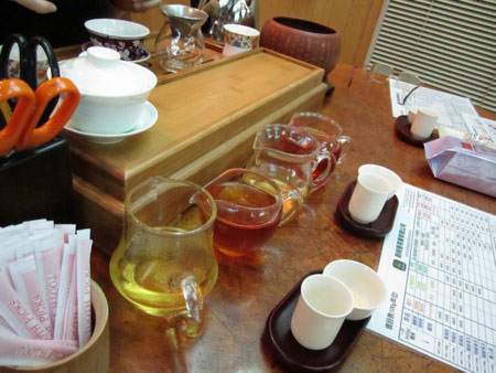 Tea sampling