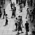 A View Down Nanjing Road, Shanghai, China, 2002