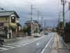 Street in front of apartment