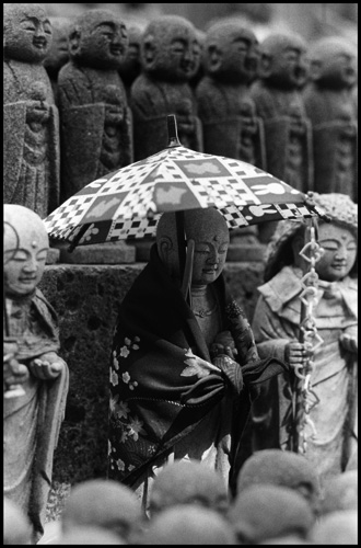 Jizo with Umbrella, Kamakura, Japan, 2002